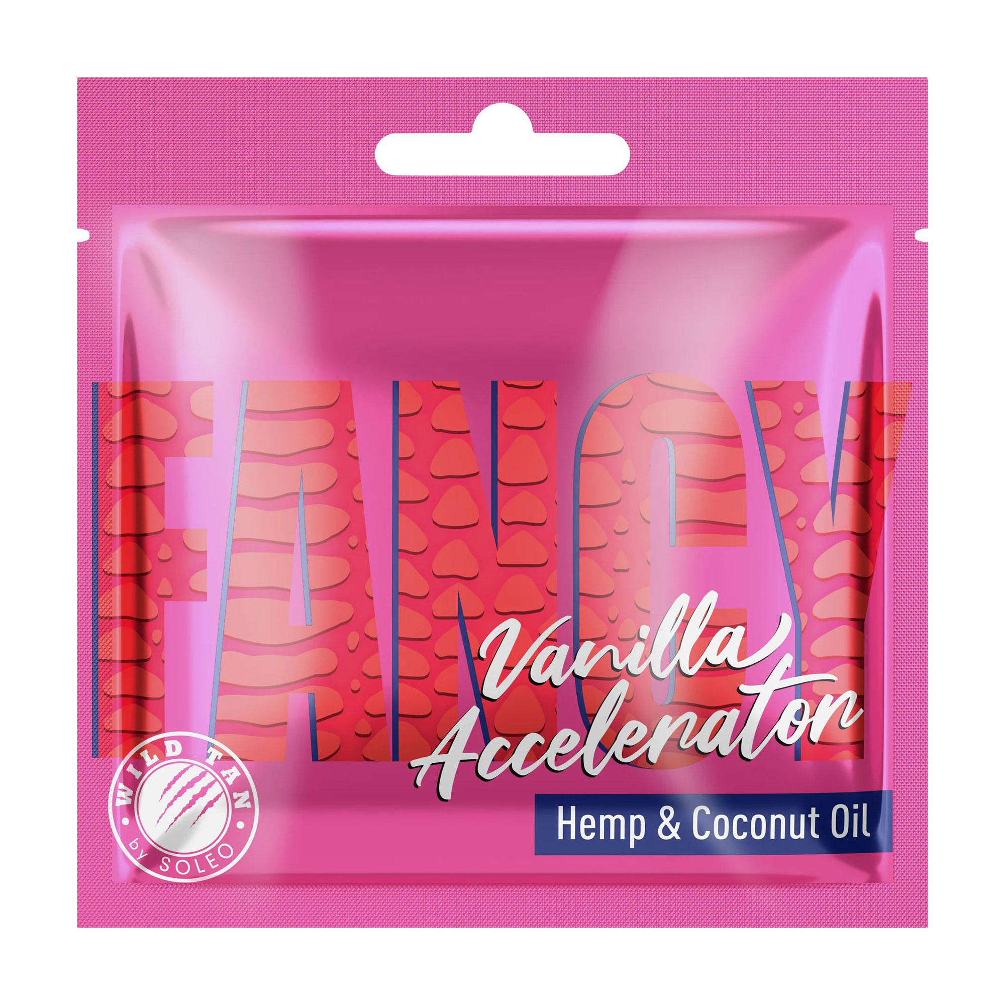 Прискорювач засмаги Wild Tan Fancy Vanilla Accelerator з конопляною та кокосовою олією, 15 мл (саше)